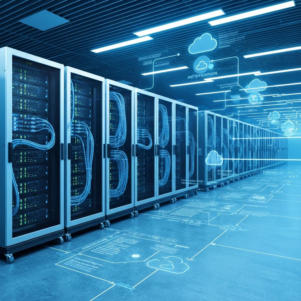 Cloud & DevOps service illustration showing professional technology solutions